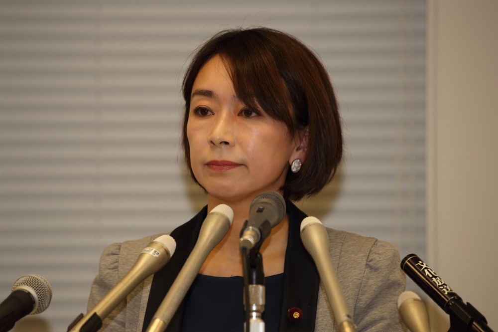 山尾志桜里衆院議員は「立憲的改憲」を主張している（2016年4月撮影）
