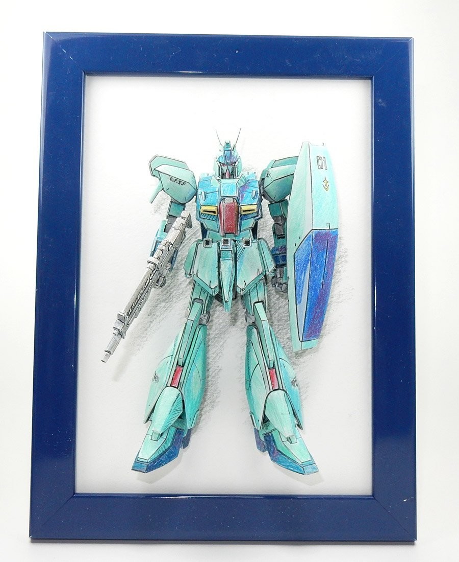 額に飾って正面から見るとまさに絵画（写真提供：今日（＠kyo512a）さん）