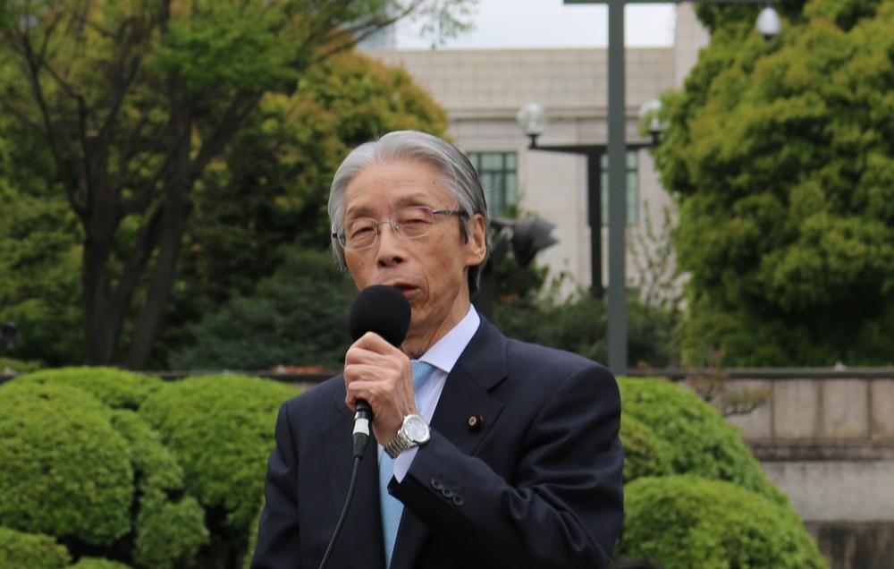 社会民主党の又市征治幹事長