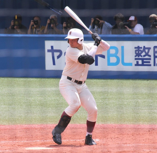 清宮幸太郎選手はスター・ウォーズ好き（写真は2017年7月の早稲田実業高時代）