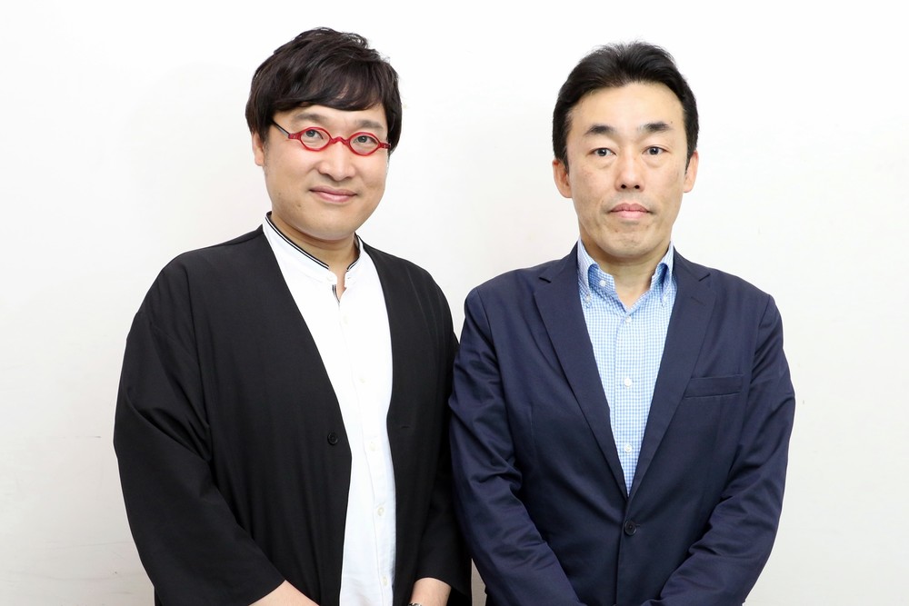 J-CASTニュース山里亮太名誉編集長（左）と、北朝鮮情報専門サイト「デイリーNKジャパン」編集長の高英起さん