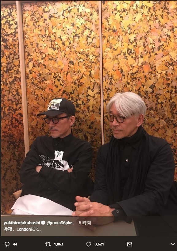 高橋さんのツイッターアカウントより。坂本さんとのツーショット。