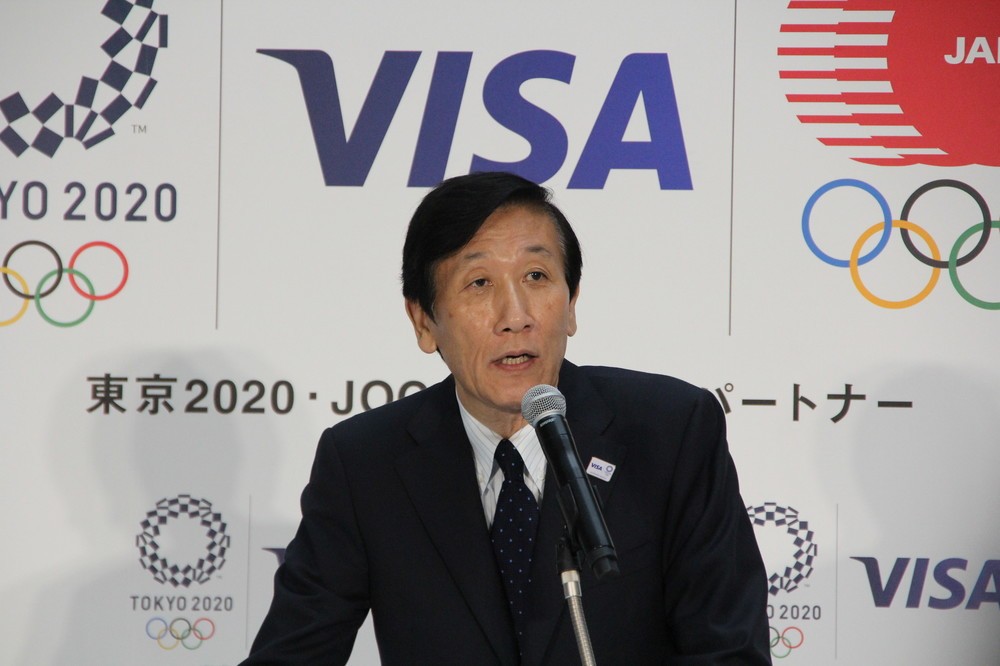 Visa・安渕聖司社長（2018年7月26日撮影）