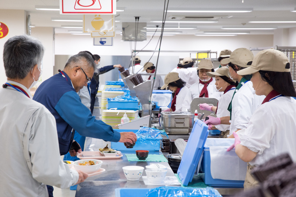 大型休憩所にある食堂