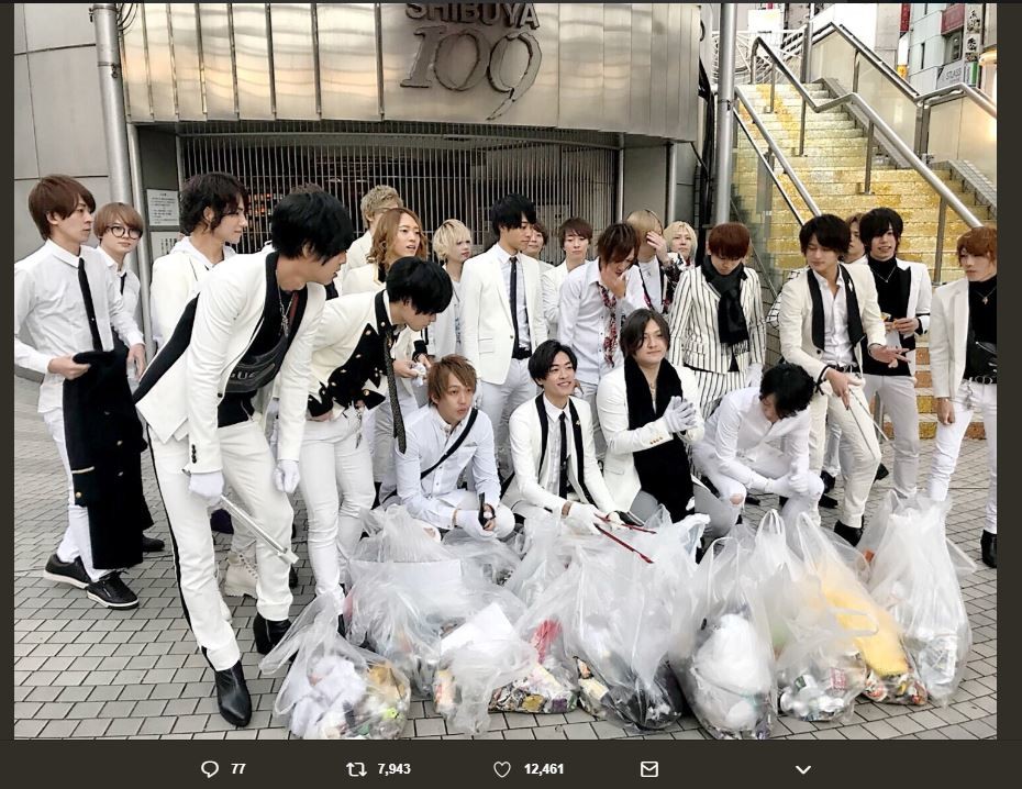 ハロウィン明け、渋谷でホスト集団が...　「遊ぶなら大人の遊びしようぜ」