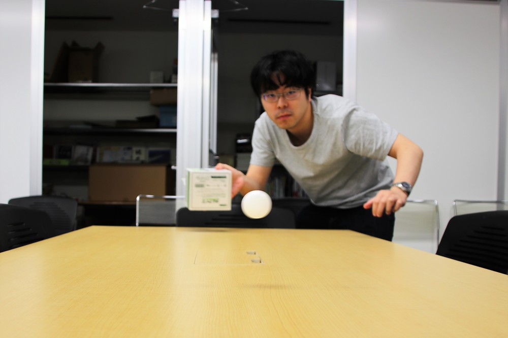 キムワイプ卓球をしてみた