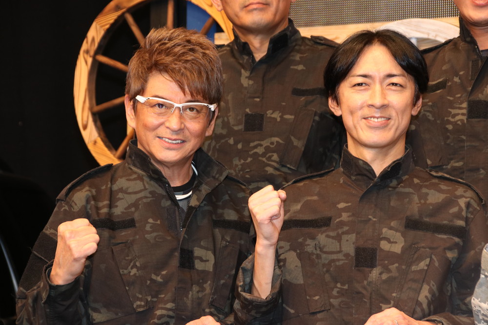 哀川翔さん（写真左）と矢部さん（同右）（2018年11月撮影）