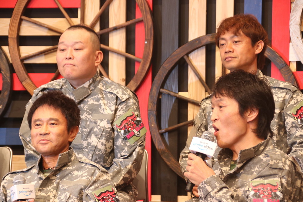 千原せいじさん（写真左上）、脇阪寿一さん（同右上）、浜田さん（同左下）、千原ジュニアさん（同右下）（2018年11月撮影）