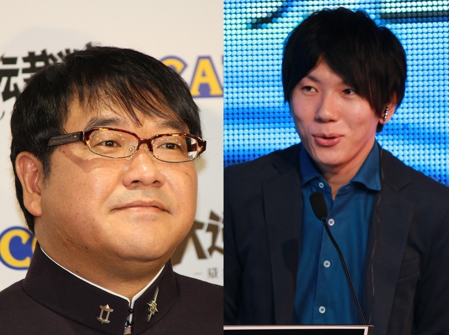 カンニング竹山さん（写真左、2015年6月撮影）、古市憲寿さん（同右、2016年6月撮影）