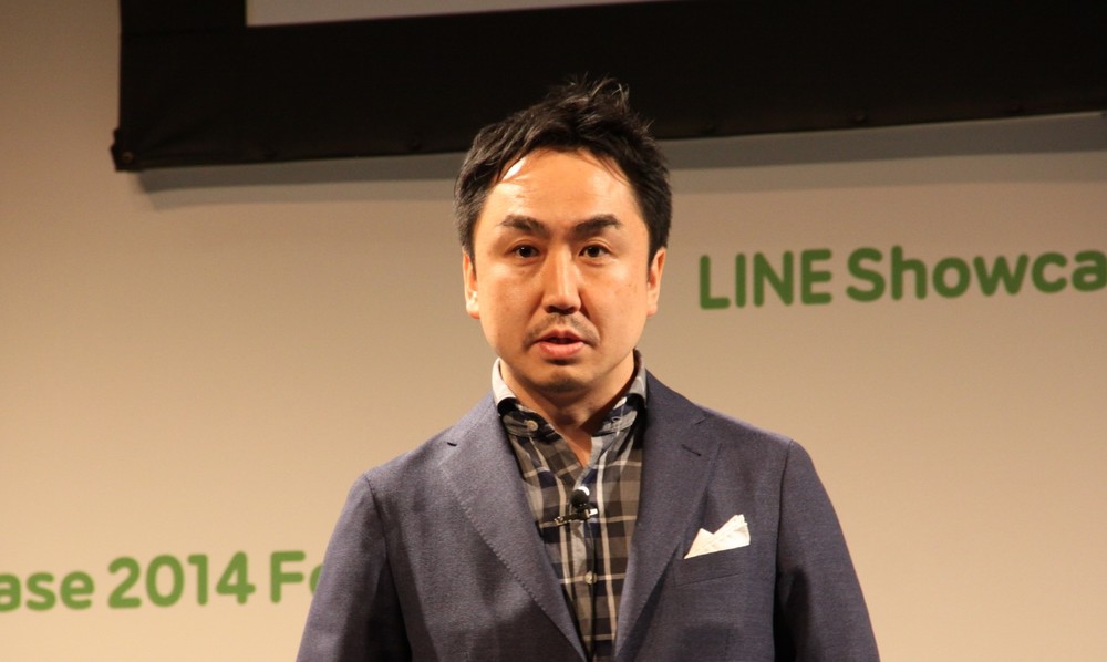 LINEの出澤剛CEO（2014年撮影）
