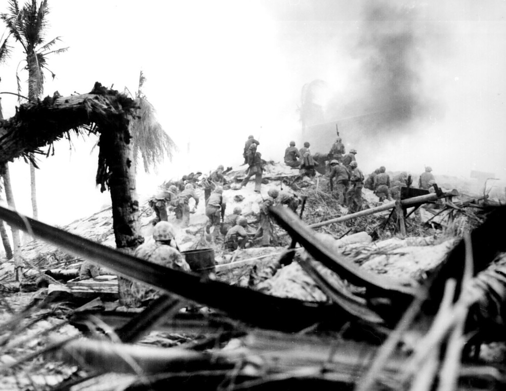 タラワの戦いでは日本軍は玉砕した