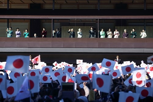 平成最多の15万4800人（速報値）が皇居に足を運んだ
