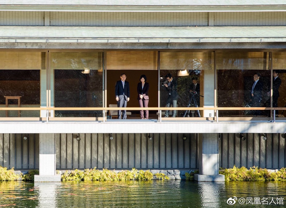 インタビューは迎賓館の和風別館で行われた。トランプ大統領の豪快なえさやりが話題になった場所だ（写真はフェニックステレビオフィシャルサイトから）