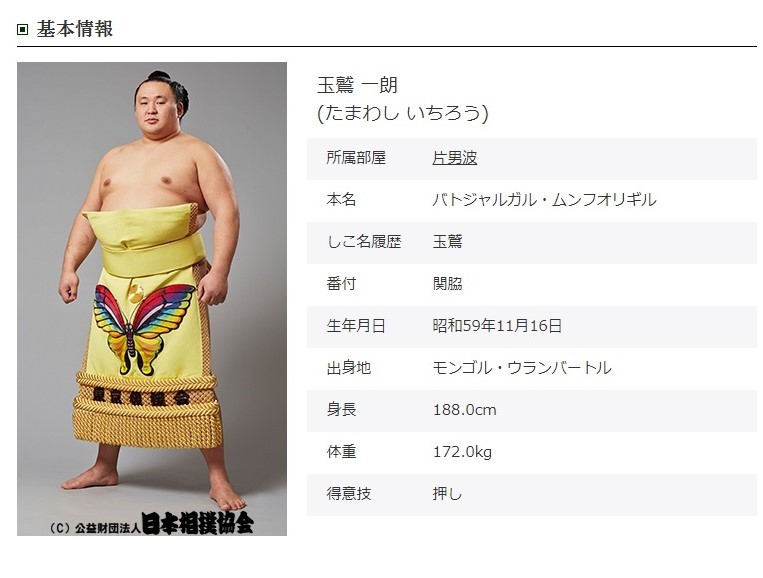 玉鷲の意外な「趣味」に驚きの声　「女子力の高さヤバすぎない？」