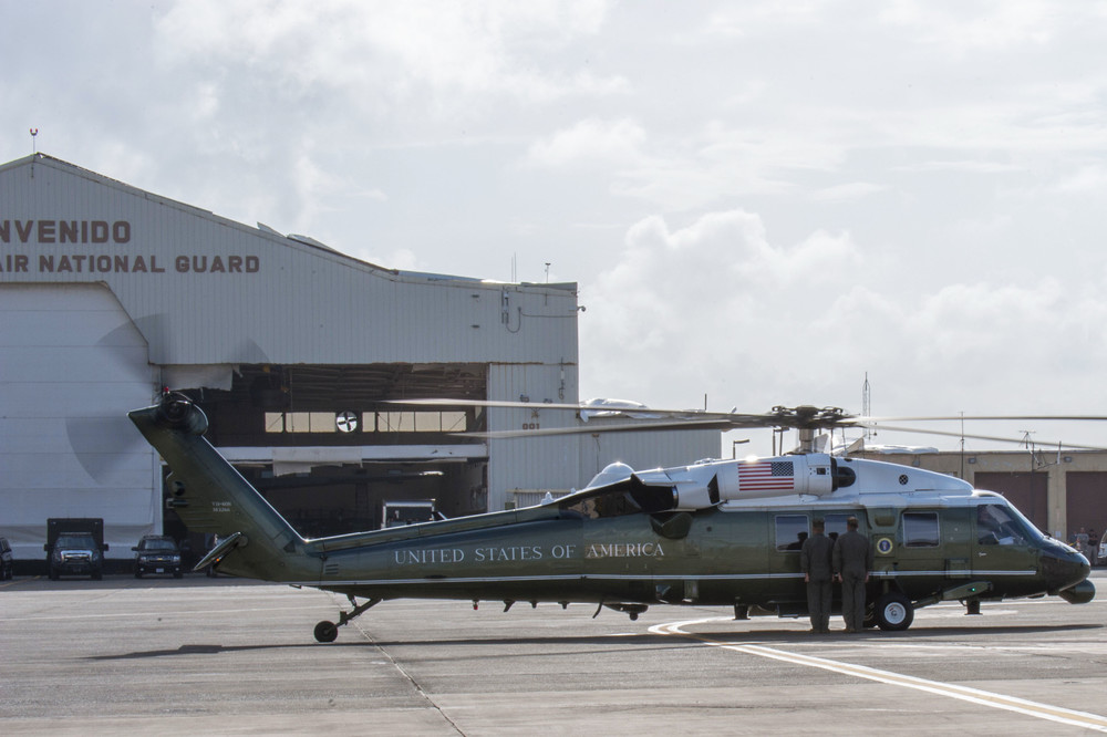 米大統領へりのひとつ「VH-60N」。すでに日本に持ち込まれている（写真は国防総省ウェブサイトから）