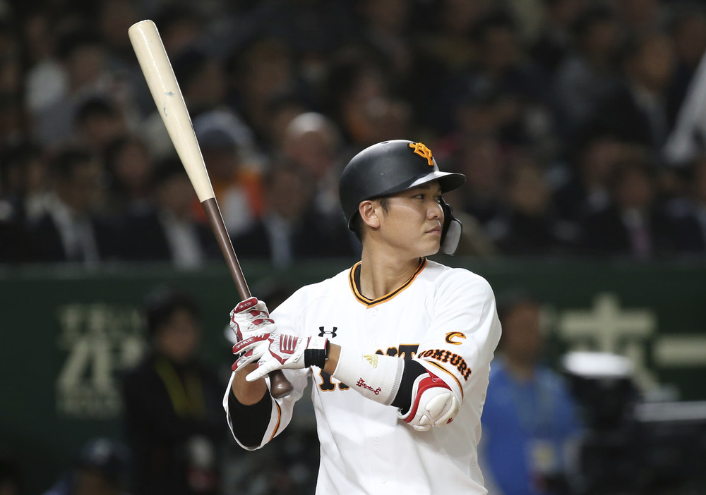 2019 MLB 開幕戦 プレシーズンゲームでの坂本勇人（写真：AP/アフロ）