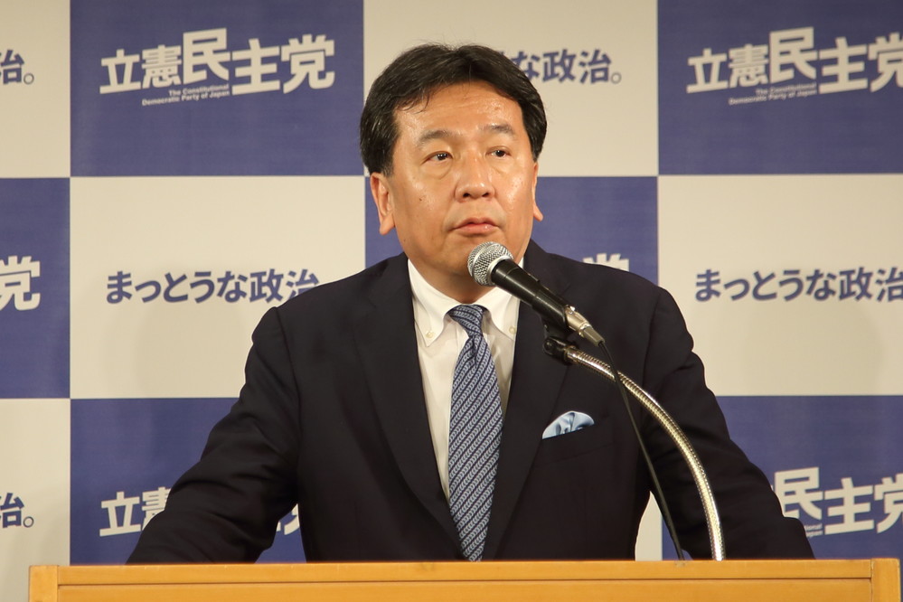 枝野幸男氏は「立憲民主党」の代表だ（2019年6月撮影）