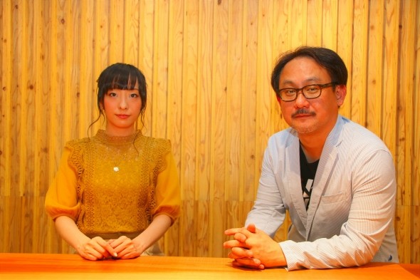 平山さんと、プロジェクト発起人の渡辺寛太さん（写真右）