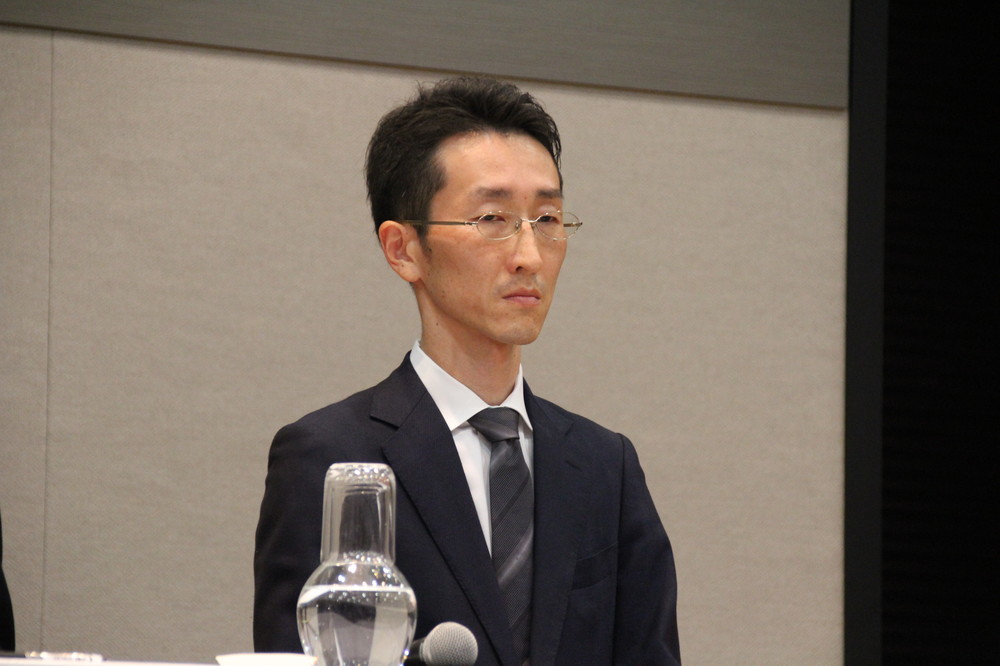 取締役営業部長の奥田裕康氏（2019年8月撮影）