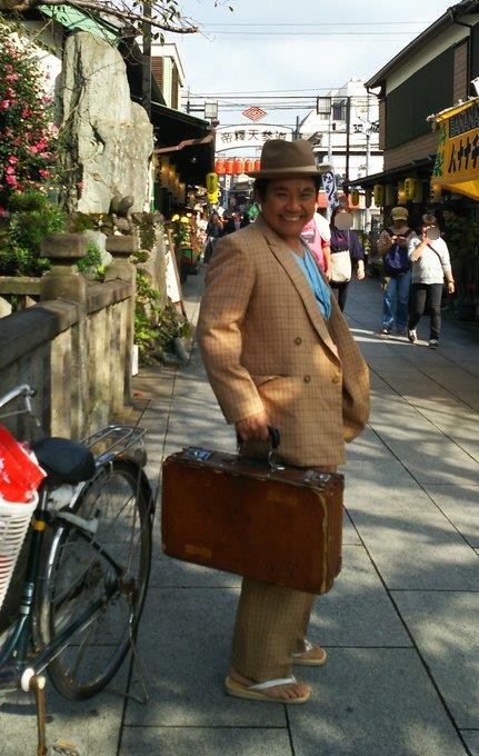 柴又でも寅さんとして現れる
