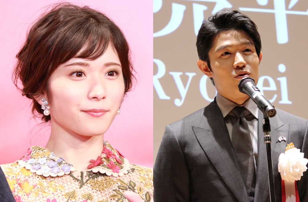 松岡茉優さんと鈴木亮平さん。さらに佐藤健さんを加えて3兄妹を演じる