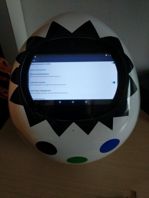 アクセスを試みた際の画面（ツイッターより）