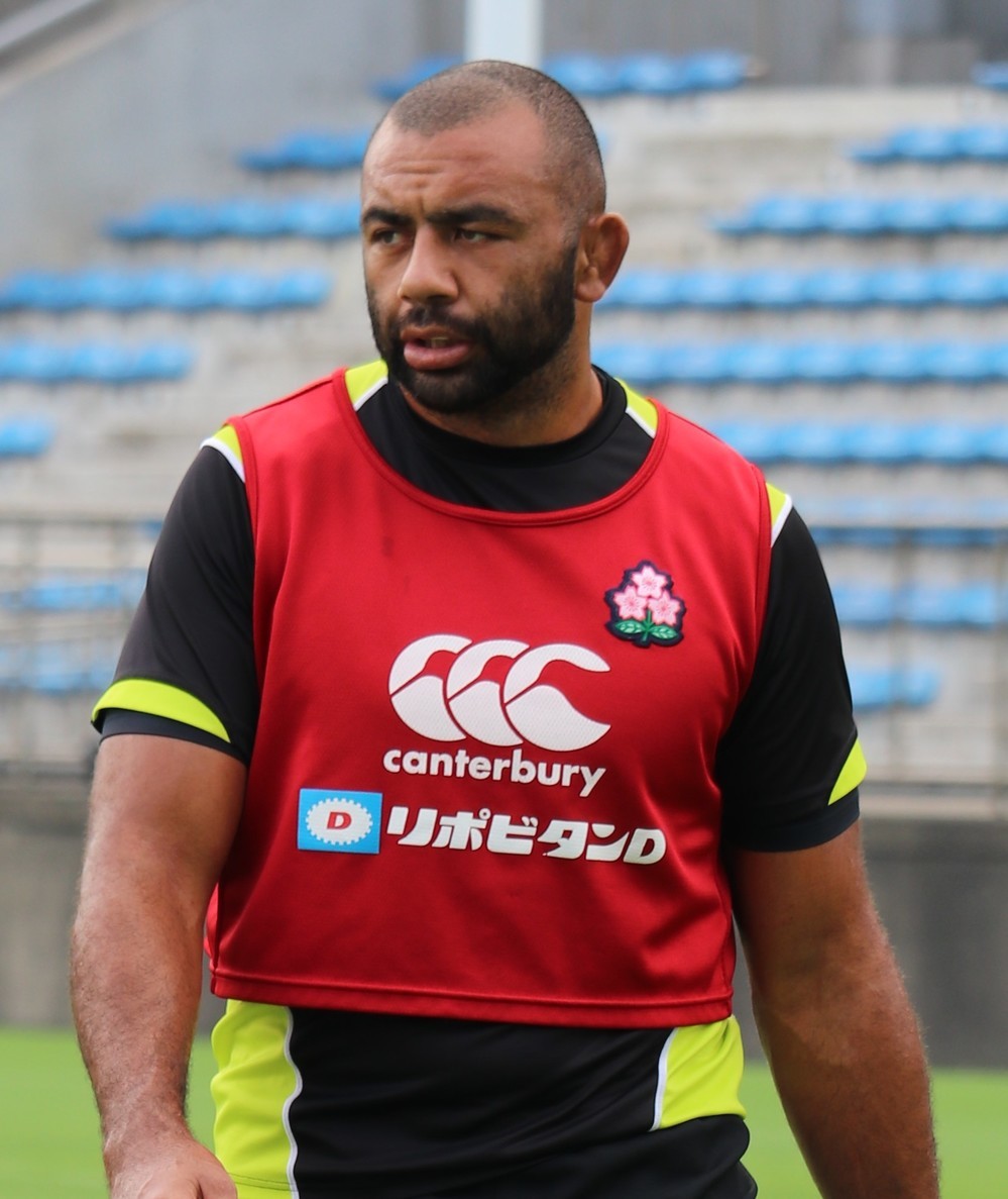 こちらが本物のリーチ マイケル選手（2019年9月2日撮影）