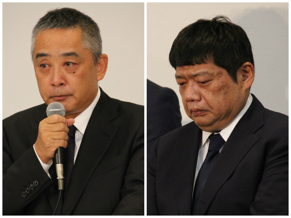 吉本芸人が「岡本社長＆藤原副社長」モノマネ　「本人かと思った」と大反響