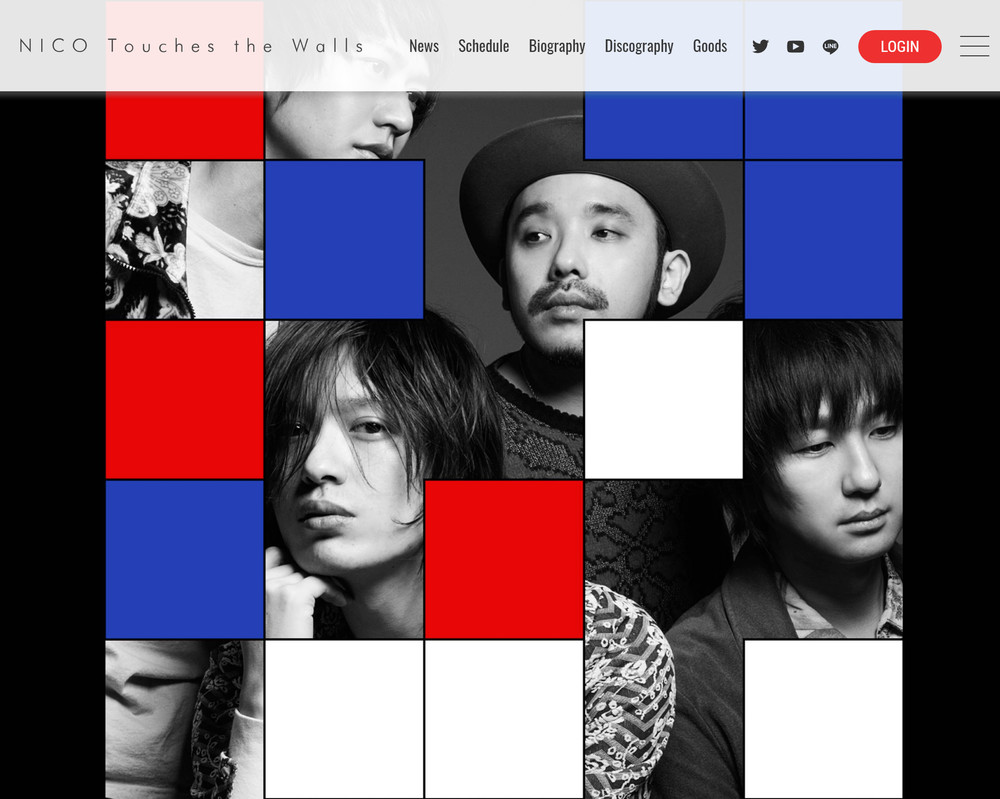 NICO Touches the Walls公式サイト。活動休止に衝撃広がる