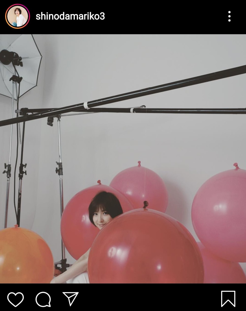 篠田麻里子さんのインスタグラムから