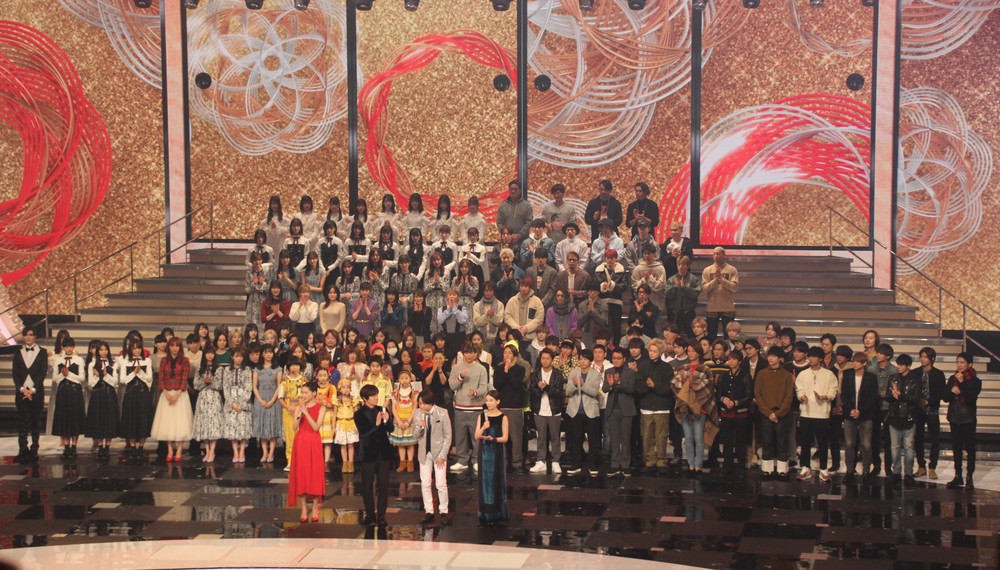 「第70回NHK紅白歌合戦」リハーサルでの出演者顔合わせ風景