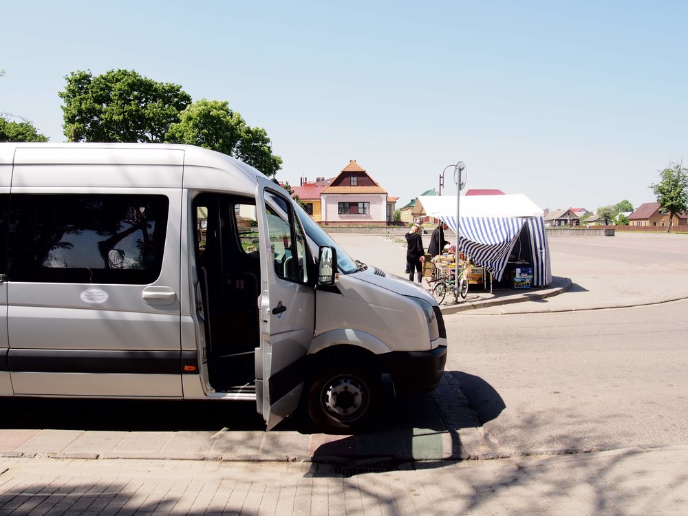東ヨーロッパ、ベラルーシのミニバス