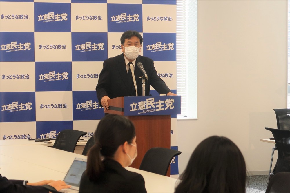 枝野氏、消費減税やはり消極的「今論じている時期ではない」　党内から提言出るが...