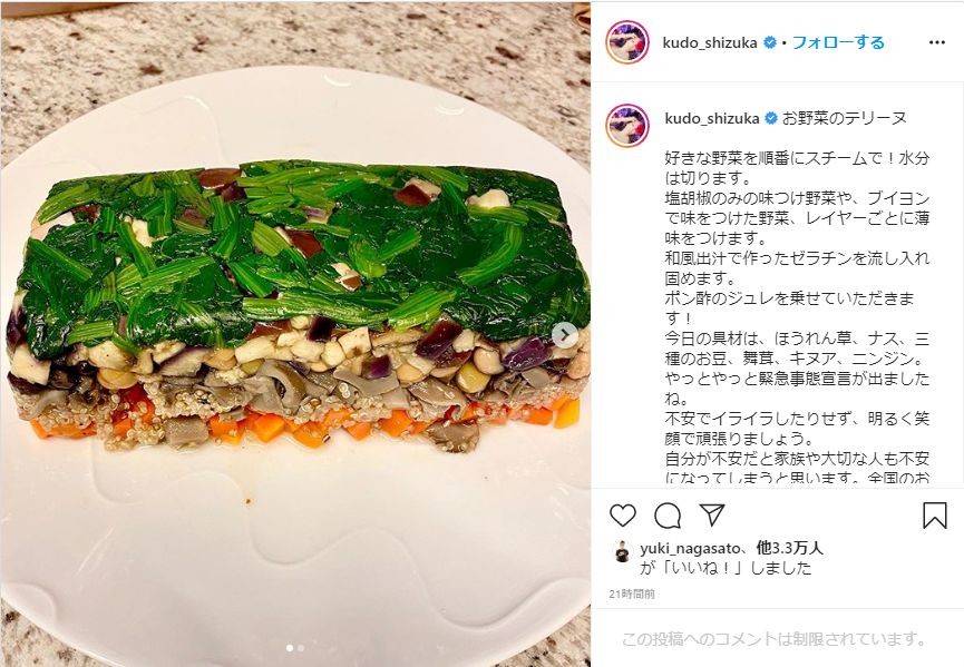 工藤 静香 料理 画像 工藤静香インスタの料理がまずそう 盛り付けは地味で雑煮は映えない のあこスタイル