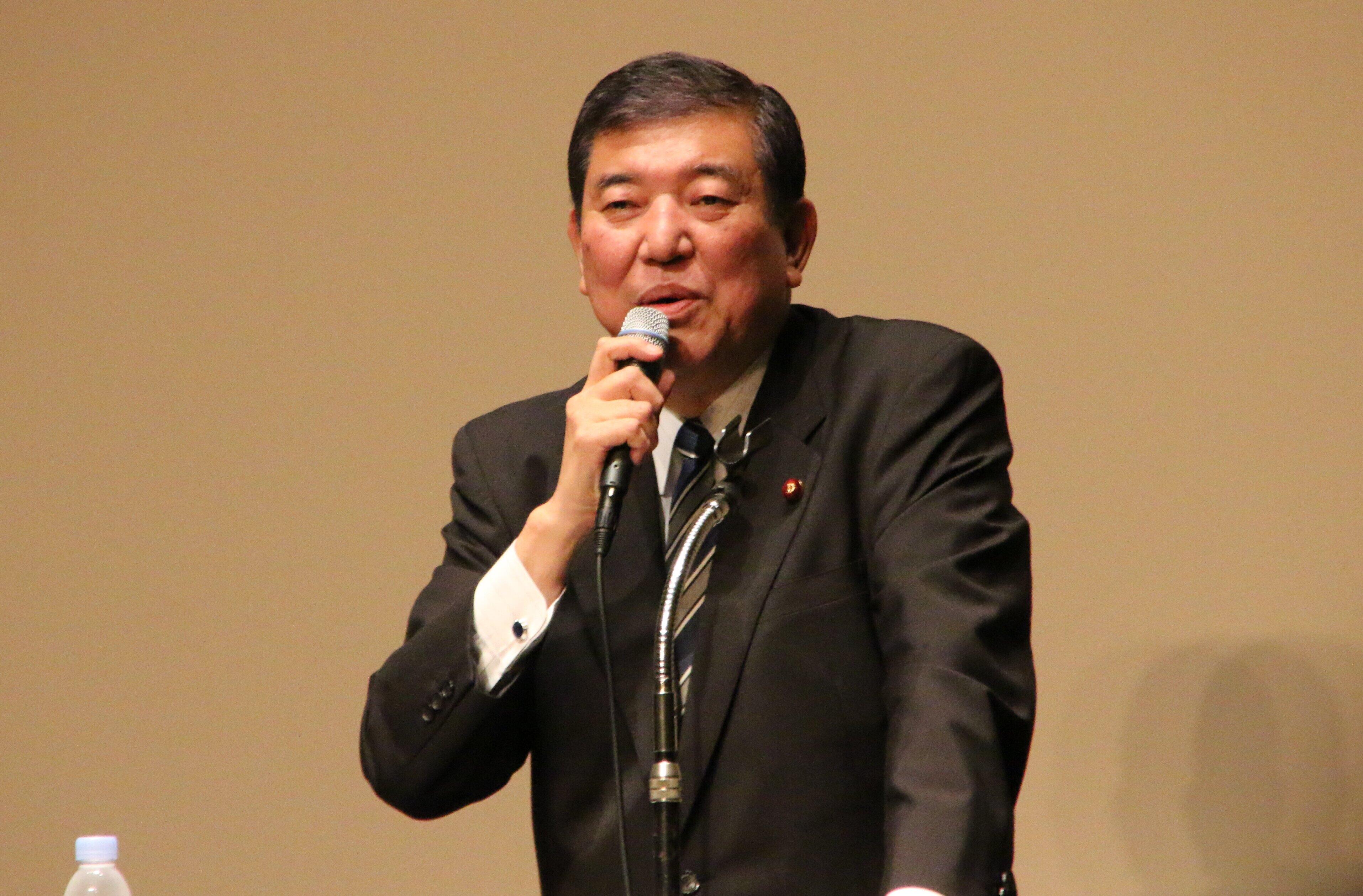 石破茂・元自民党幹事長（2016年）
