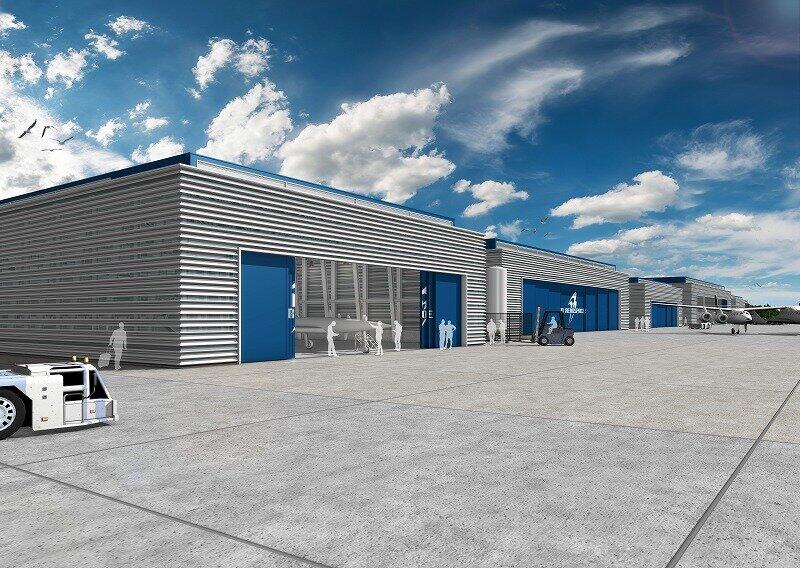 下地島空港には宇宙機用のハンガー（格納庫）が整備される予定だ（写真提供：PDエアロスペース）