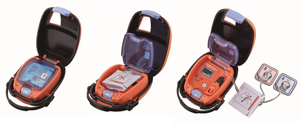 商品はフタ2枚を開けられる (C)2020 Nihon Kohden Corporation