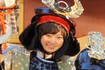 安本彩花さん（2014年12月撮影）