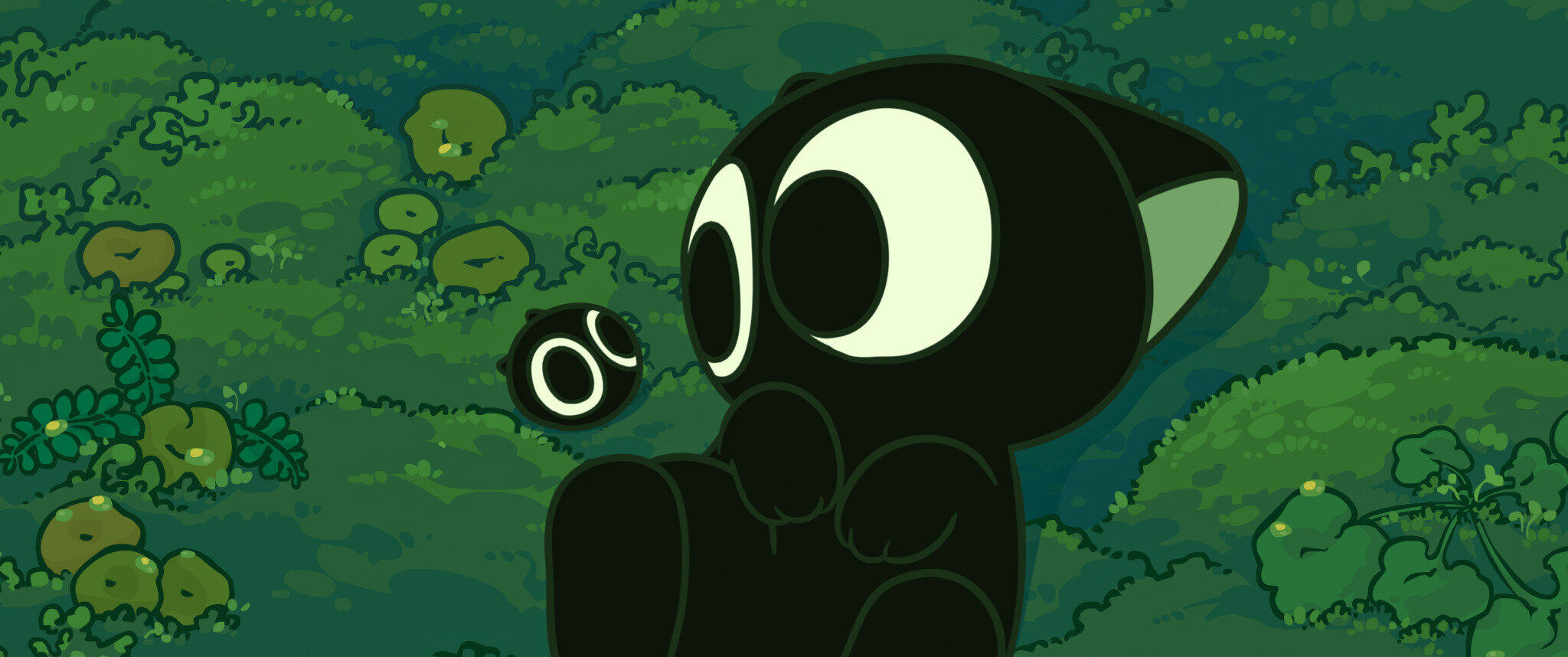 森が開発され、居場所を失った黒猫の妖精シャオヘイ(C) Beijing HMCH Anime Co.,Ltd 