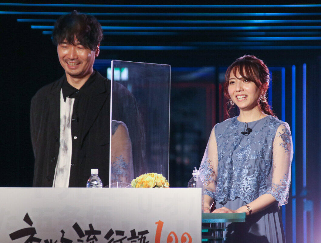 声優の小西克幸さんとフリーアナウンサーの森遥香さん