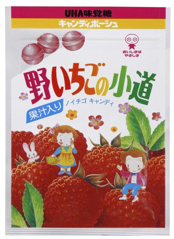 UHA味覚糖野いちごの小道（同社提供）