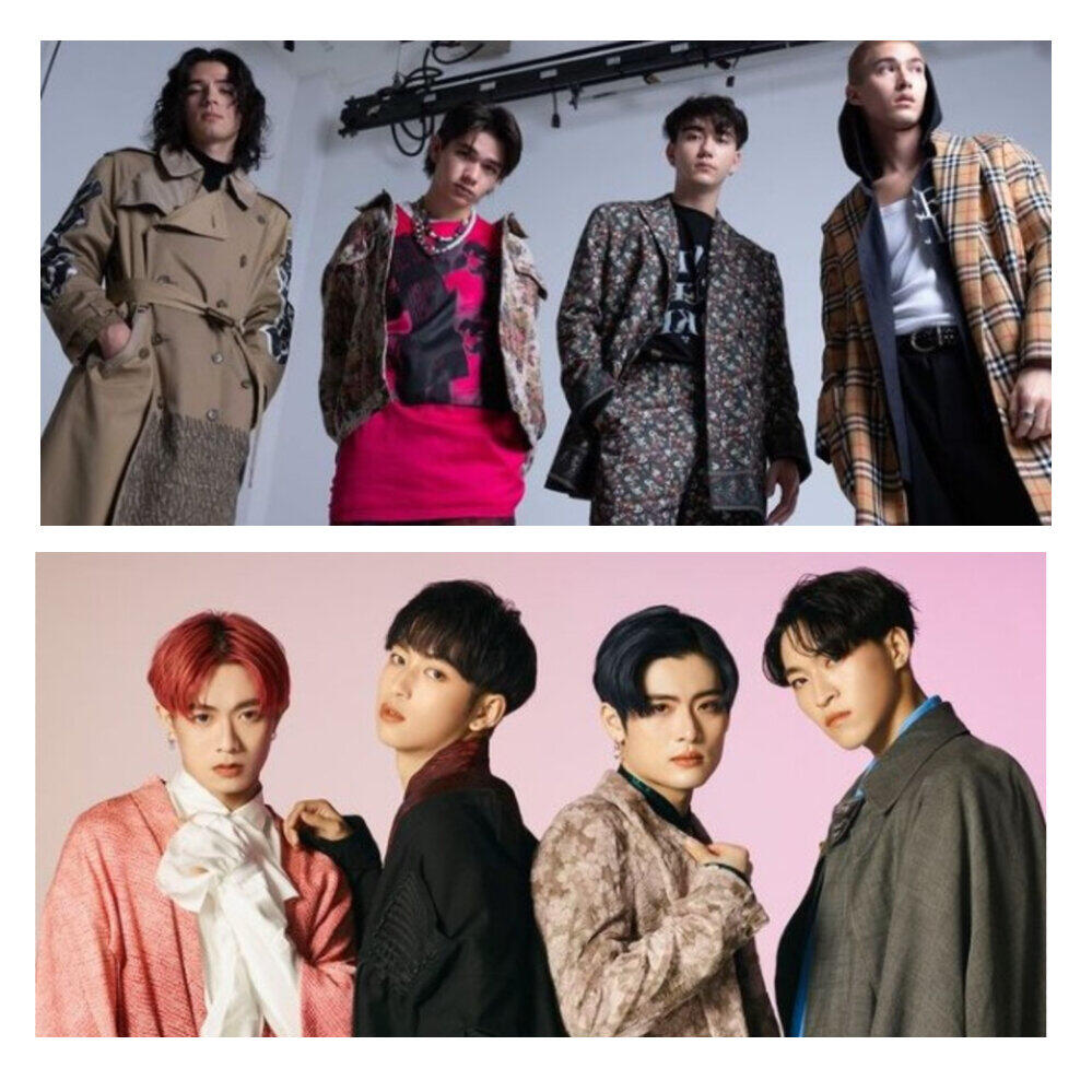 「INTERSECTION」（上）、「WARPs」（インスタグラムより）