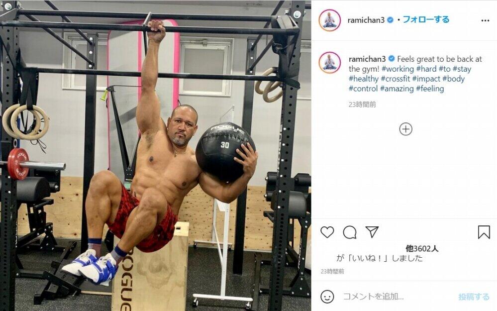 ラミレス氏のインスタグラム（＠ramichan3）4月6日の投稿より
