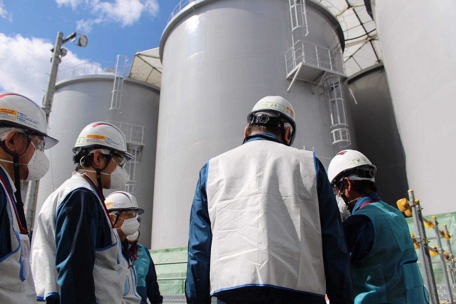 東京電力福島第1原発の処理水をめぐり、中国は「ゴジラ」まで持ち出した（写真は東京電力撮影）