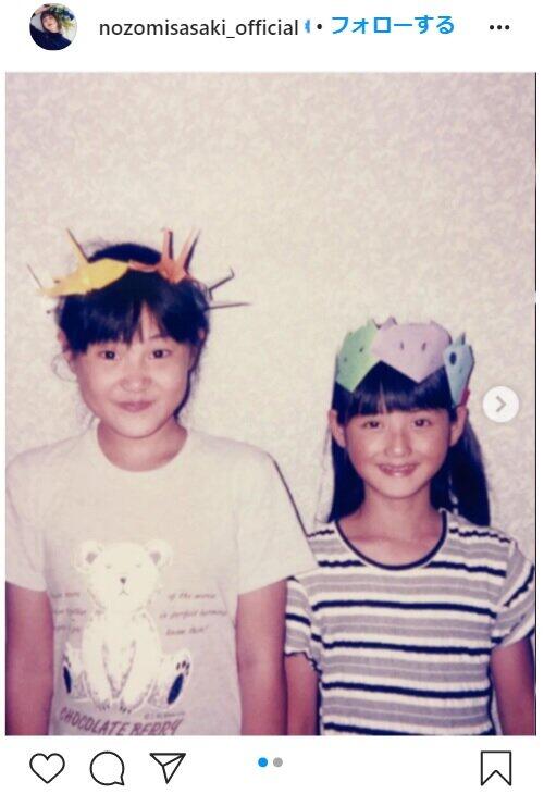 佐々木希さんのインスタグラム（＠nozomisasaki_official）より