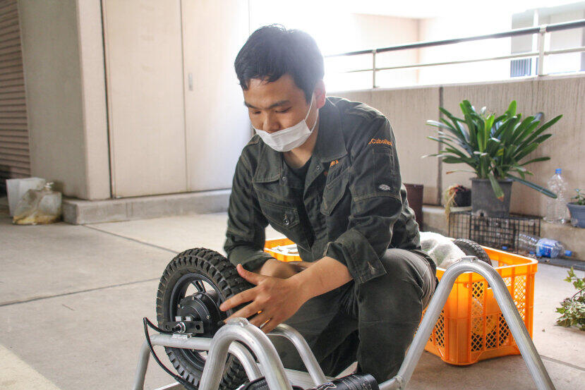 多くのねこ車を電動化することができる