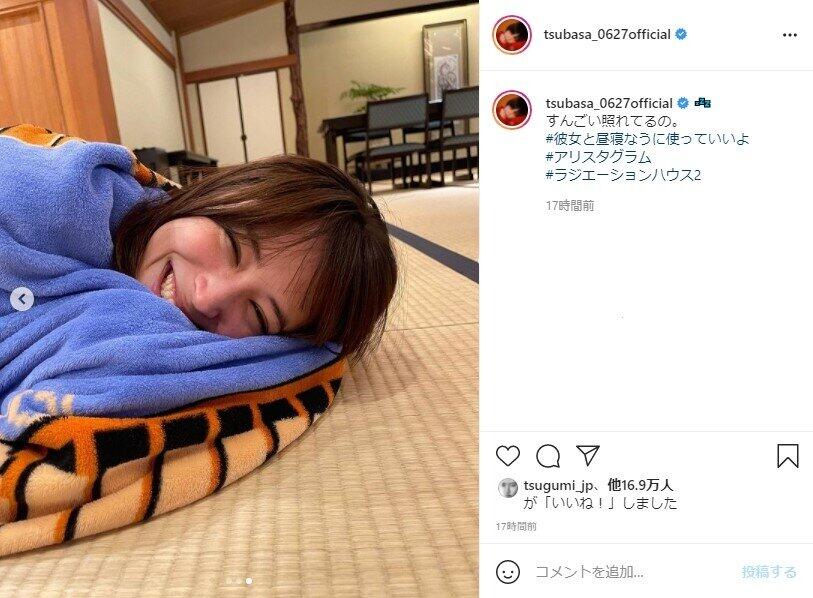 本田翼さんのインスタグラム（@tsubasa_0627official）より