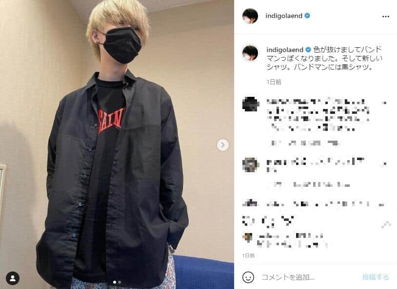 川谷さんのインスタグラムより