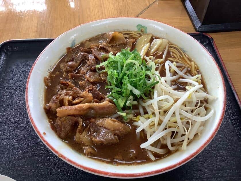 ばか者さんが「やまきょう」で食べた徳島ラーメン。道中のグルメも、旅の醍醐味の一つだ（＠aul_52Iさん提供）