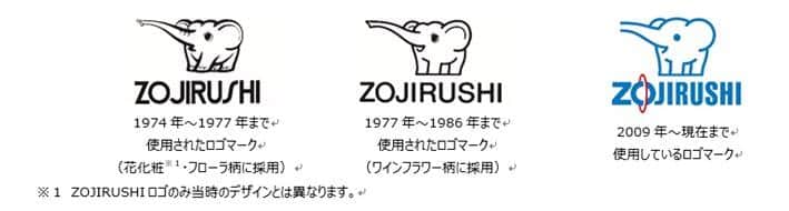 復刻された象のロゴマーク（写真：象印マホービン提供）